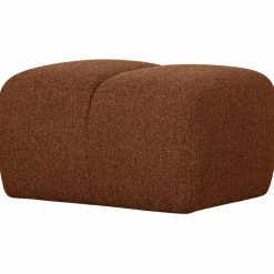 Woood Mojo poef 45x84x64cm boucle roestbruin melange Hot