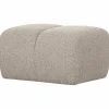 Woood Mojo poef 45x84x64cm boucle beige melange