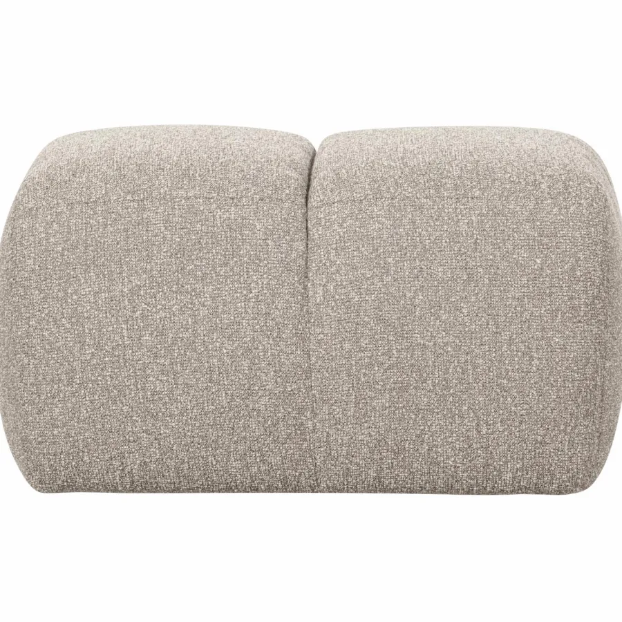 Woood Mojo poef 45x84x64cm boucle beige melange