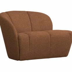 Woood Mojo 2-Zits Bankje Links Boucle Roestbruin Melange Hot