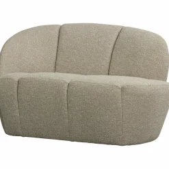 Woood Mojo 2-zits bankje links bouclé beige melange Online