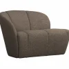 Woood Mojo 2-Zits Bankje Links Boucle Bruin Melange Outlet