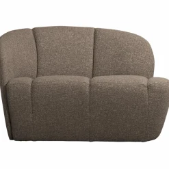 Woood Mojo 2-Zits Bankje Links Boucle Bruin Melange Outlet