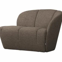 Woood Mojo 2-Zits Bankje Rechts Boucle Bruin Melange Discount
