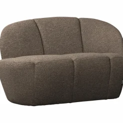 Woood Mojo 2-Zits Bankje Rechts Boucle Bruin Melange Discount