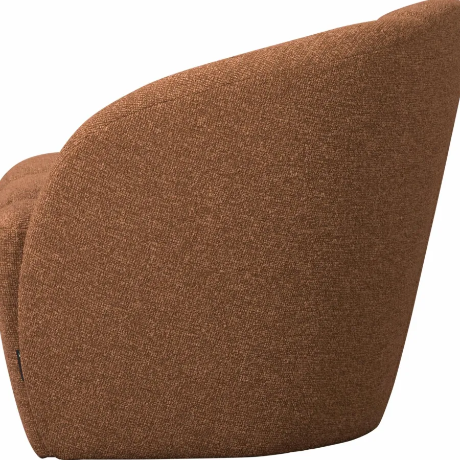 Woood Mojo 2-Zits Bankje Rechts Boucle Roestbruin Melange Online