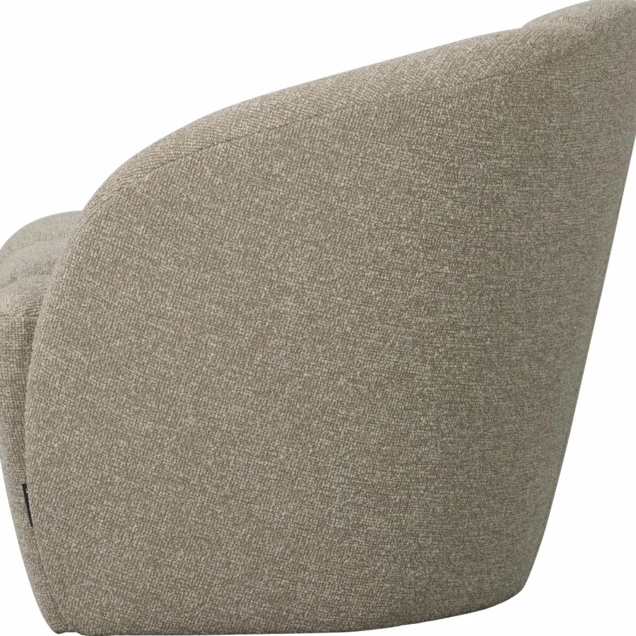 Woood Mojo 2-Zits Bankje Rechts Boucle Beige Melange Best