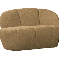 Woood Mojo 2-Zits Bankje Rechts Boucle Geel/Bruin Melange Online