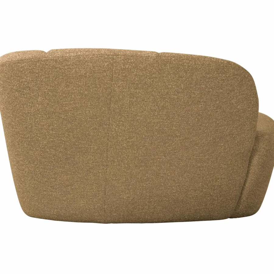 Woood Mojo 2-Zits Bankje Rechts Boucle Geel/Bruin Melange Online