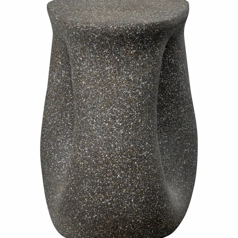 Woood Moson bijzettafel met spikkels zwart Hot