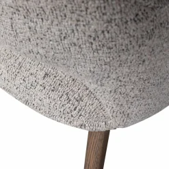 Woood Murat eetkamerstoel naturel met houten poot donkerbruin Outlet