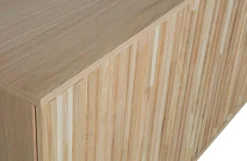 Woood New Gravure Dressoir 200 Cm Eiken Blanke Lak [fsc] Hot