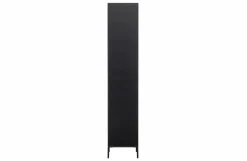 Woood New Gravure Hoge Kast Met Lade Grenen Zwart [fsc] Hot