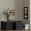 Woood New gravure kistbank grenen zwart [fsc] Online