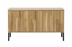 Woood New Gravure Tv Meubel 100 Cm Eiken Blanke Lak [fsc] Discount