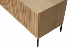Woood New Gravure Tv Meubel 100 Cm Eiken Blanke Lak [fsc] Discount