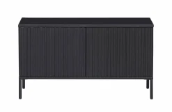 Woood New Gravure Tv Meubel 100 Cm Grenen Zwart [fsc]