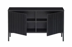 Woood New Gravure Tv Meubel 100 Cm Grenen Zwart [fsc]