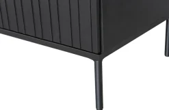 Woood New Gravure Tv Meubel 100 Cm Grenen Zwart [fsc]