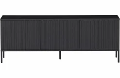 Woood New Gravure Tv Meubel 150 Cm Grenen Zwart [fsc] Sale