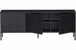 Woood New Gravure Tv Meubel 150 Cm Grenen Zwart [fsc] Sale