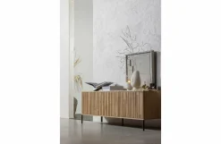 Woood New Gravure Tv Meubel 150 Cm Eiken Blanke Lak [fsc] Sale