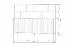 Woood New Gravure Wandkast Eiken Blanke Lak [fsc] Online
