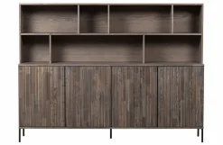 Woood New Gravure Wandkast Essen Espresso [fsc]