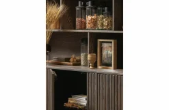 Woood New Gravure Wandkast Essen Espresso [fsc]