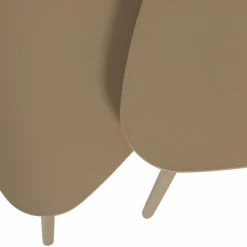 Woood Nila bijzettafels hout zand - set van 2 Best
