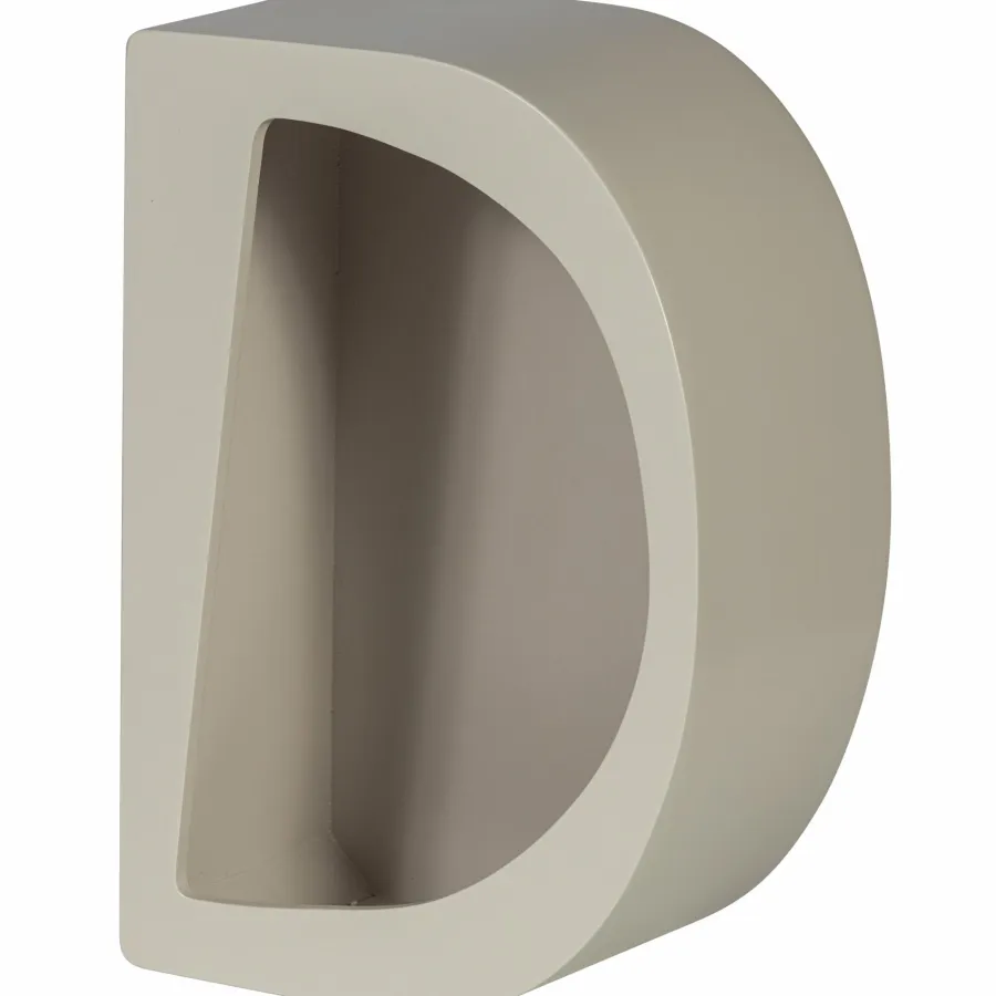 Woood Noam wanddeco halfrond hout dust 15x35x24cm Online