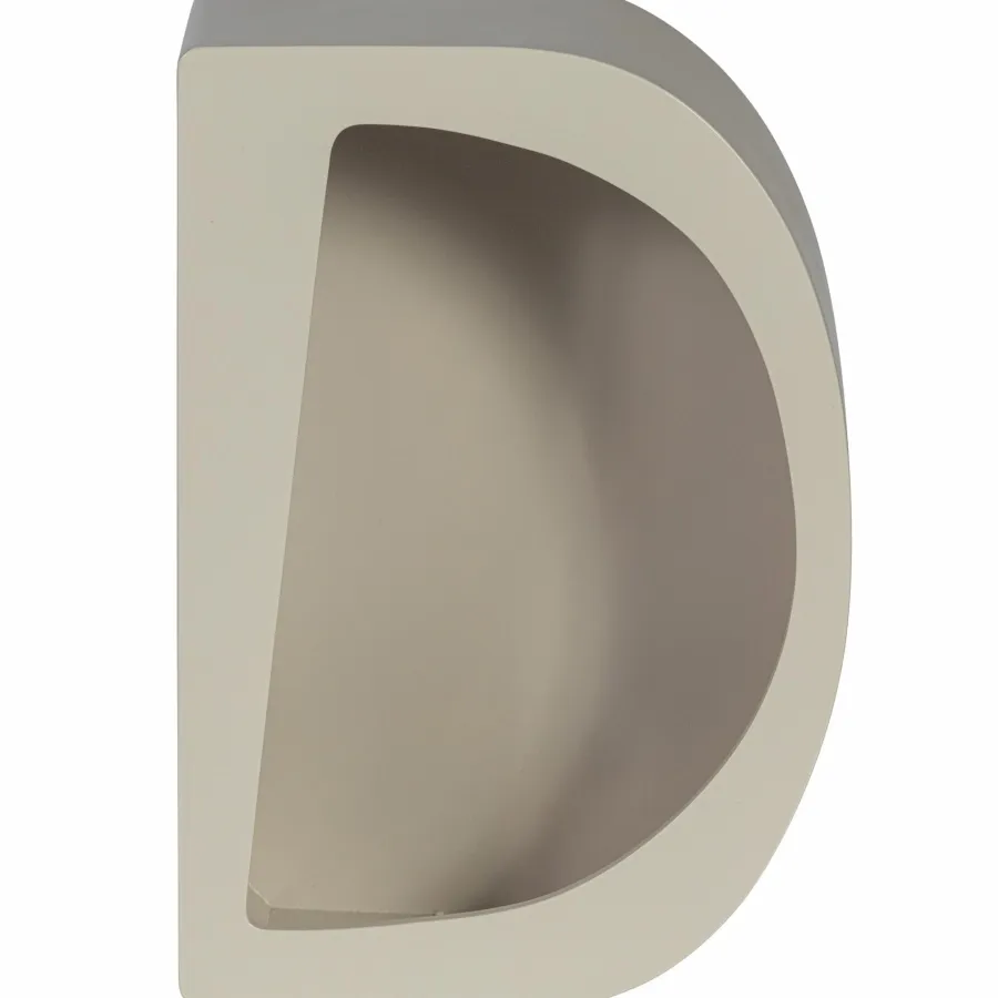 Woood Noam wanddeco halfrond hout dust 15x35x24cm Online