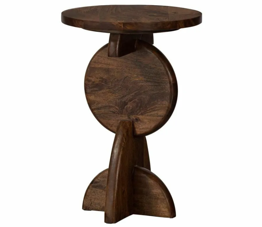 Woood Nori bijzettafel mangohout warmbruin Clearance