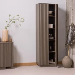 Woood Nova Hoge Opbergkast Grenen Truffel Bruin [fsc] Online