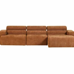 Woood Novi chaise longue bank rechts oranje melange Online