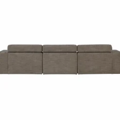 Woood Novi chaise longue bank links grijs melange New