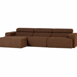 Woood Novi chaise longue bank links boucle mokkabruin Sale