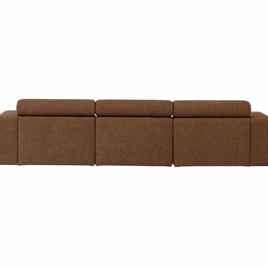 Woood Novi chaise longue bank links boucle mokkabruin Sale