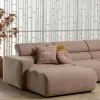 Woood Novi chaise longue bank links boucle taupe Best