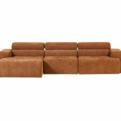 Woood Novi chaise longue bank links oranje melange Best