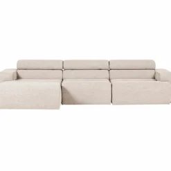 Woood Novi chaise longue bank links boucle naturel Discount