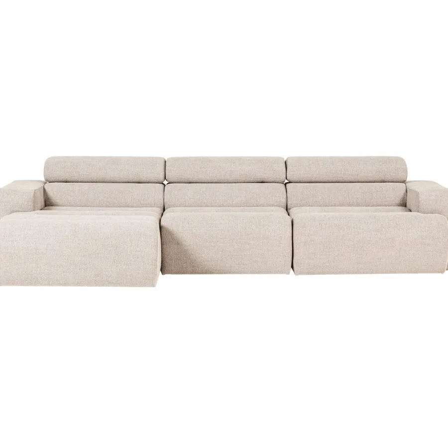 Woood Novi chaise longue bank links boucle naturel Discount