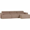 Woood Novi chaise longue bank rechts boucle taupe Discount