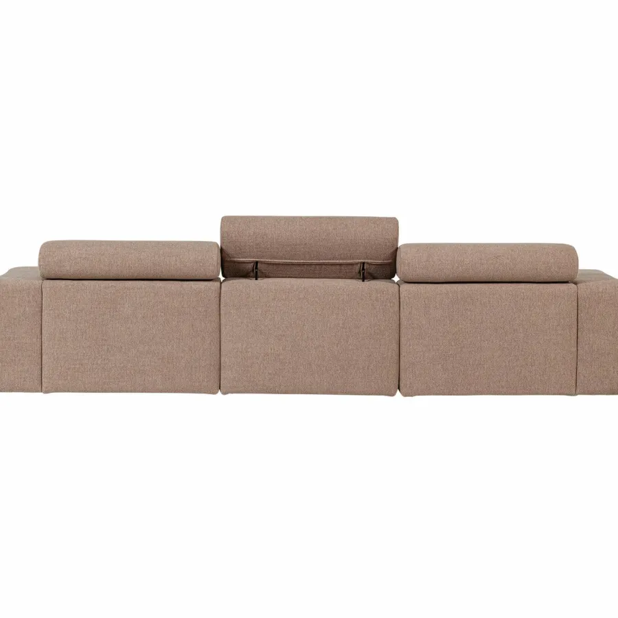Woood Novi chaise longue bank rechts boucle taupe Discount