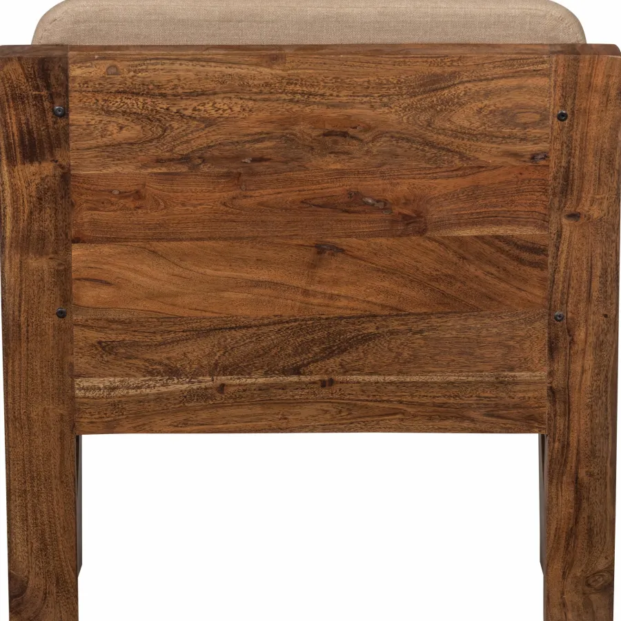 Woood Opulent fauteuil bouclé/hout naturel Outlet