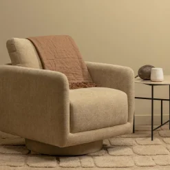 Woood Oscar draaifauteuil naturel Outlet