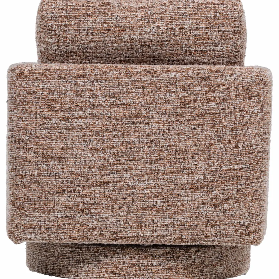 Woood Oska Draaifauteuil Bruin Melange