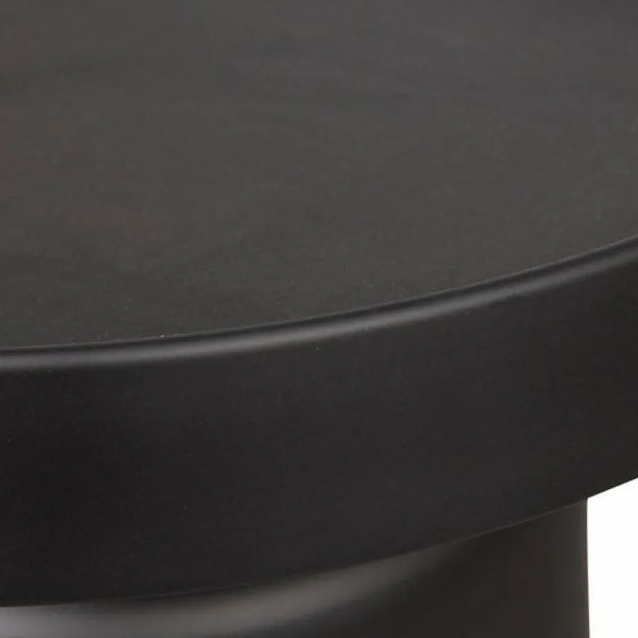 Woood Peer bijzettafel metaal zwart 45xØ49CM Hot