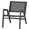 Woood Pem Fauteuil Met Armleuning Aluminium Zwart Best