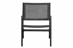 Woood Pem Fauteuil Met Armleuning Aluminium Zwart Best